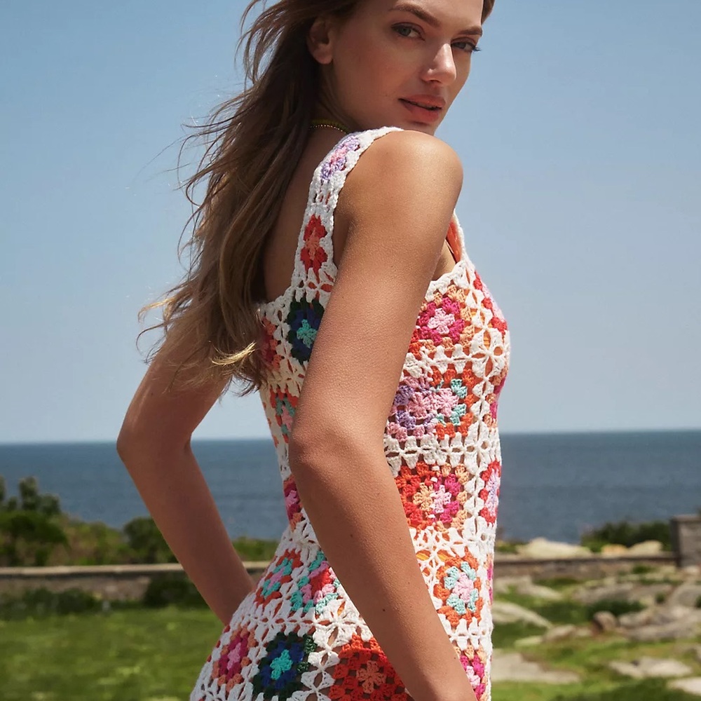 Beach Riot James Crochet Dress—NWOT, Size M in Tropical Sunset Color - Picture 12 of 15